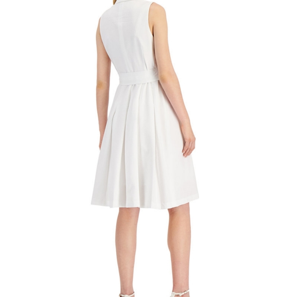 White (Textured) Dress - image 2